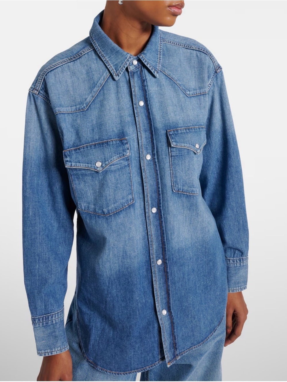 Kayla denim shirt